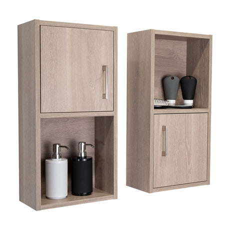 Set x 2 Gabinetes de Baño Rectangular Bath Bardolino 30x60.1cm Con Dos Entrepaños - GABINETES DE BANHO | Bylmo