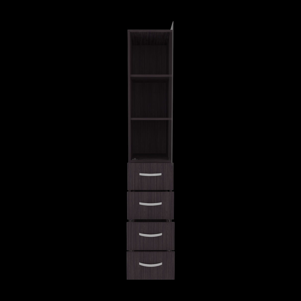 Torre de Baño Vanguard Rovere y Blanco 30.4x173.45cm Con Patas - MUEBLES DE ASEO Y ROPAS | Bylmo