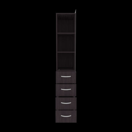 Torre de Baño Vanguard Rovere y Blanco 30.4x173.45cm Con Patas - MUEBLES DE ASEO Y ROPAS | Bylmo