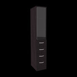 Torre de Baño Vanguard Rovere y Blanco 30.4x173.45cm Con Patas - MUEBLES DE ASEO Y ROPAS | Bylmo