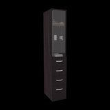 Torre de Baño Vanguard Rovere y Blanco 30.4x173.45cm Con Patas - MUEBLES DE ASEO Y ROPAS | Bylmo