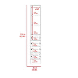 Torre de Baño Vanguard Blanco 30.4x173.45cm Con Patas - MUEBLES DE ASEO Y ROPAS | Bylmo