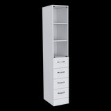 Torre de Baño Vanguard Blanco 30.4x173.45cm Con Patas - MUEBLES DE ASEO Y ROPAS | Bylmo