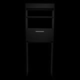 Organizador de Baño Manchester Wengue 63.2x170.6cm Con Patas y Dos Entrepaños - OTROS MUEBLES PARA BANHO | Bylmo