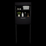 Organizador de Baño Manchester Wengue 63.2x170.6cm Con Patas y Dos Entrepaños - OTROS MUEBLES PARA BANHO | Bylmo