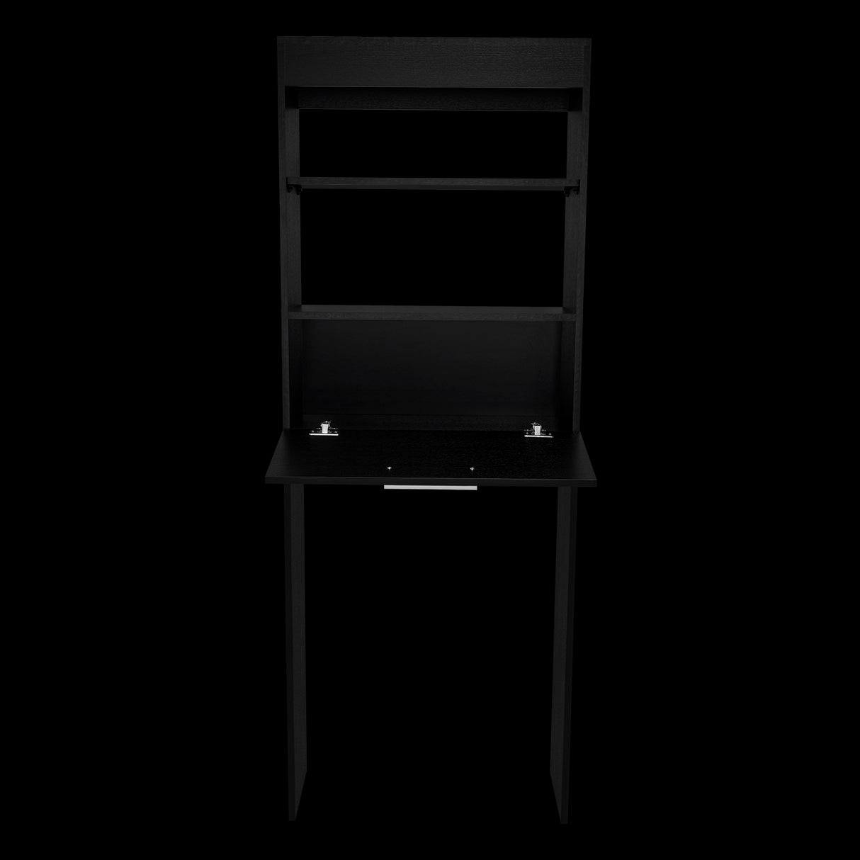 Organizador de Baño Manchester Wengue 63.2x170.6cm Con Patas y Dos Entrepaños - OTROS MUEBLES PARA BANHO | Bylmo