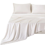 Sabana Bamboo Beige 180x200cm Fondo Entero de 400 Hilos - SABANAS | Bylmo