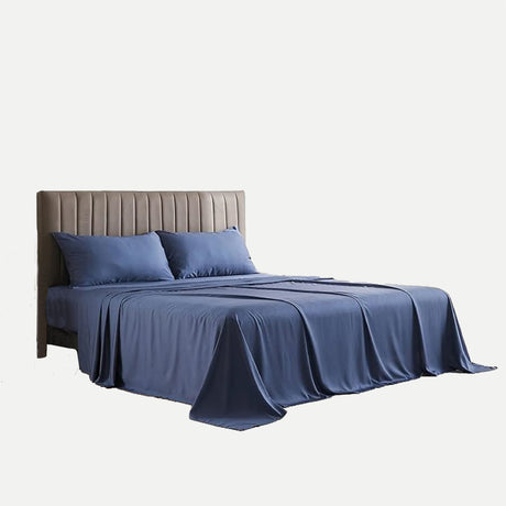 Sabana Bamboo Azul 110x160cm Fondo Entero de 230 Hilos - SABANAS | Bylmo