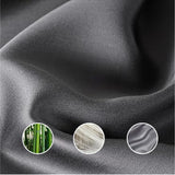 Sabana Bamboo Gris Oscuro 180x200cm Fondo Entero de 230 Hilos - SABANAS | Bylmo