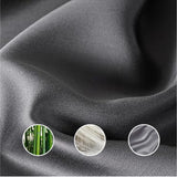 Sabana Bamboo Gris Oscuro 160x200cm Fondo Entero de 230 Hilos - SABANAS | Bylmo