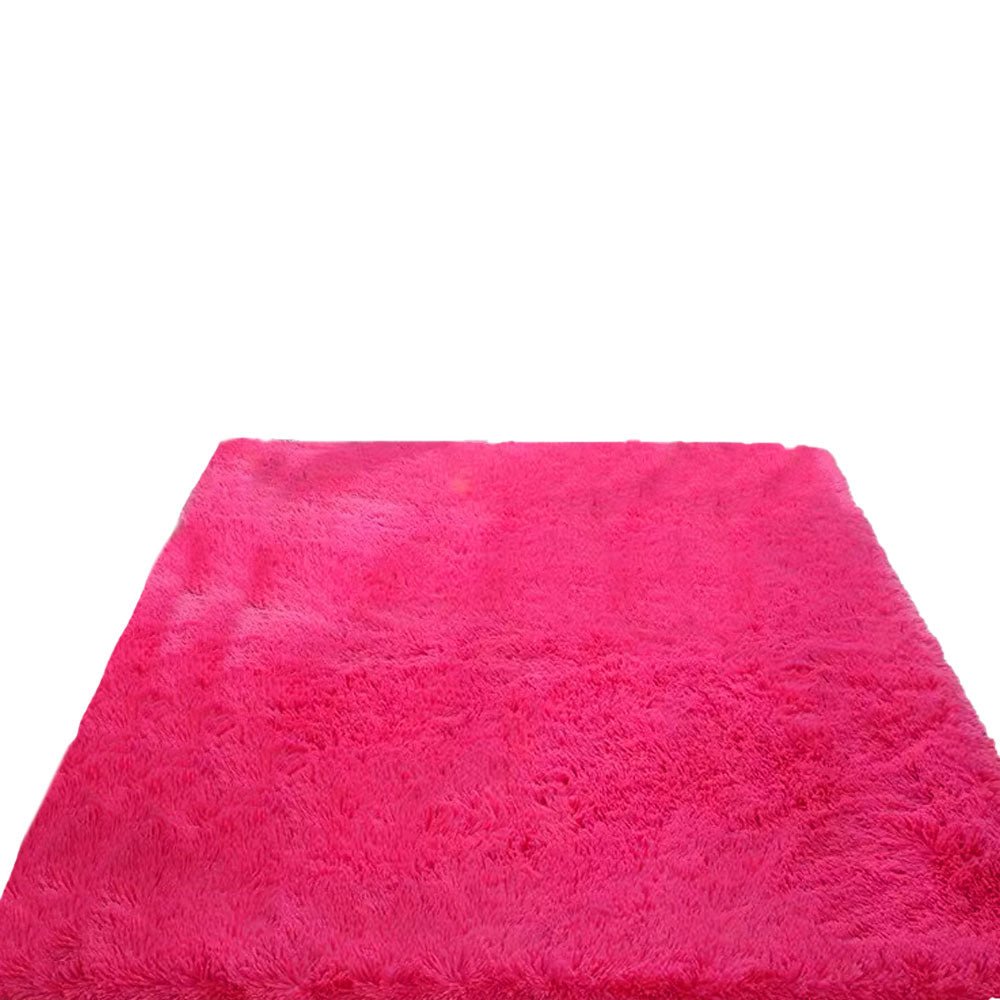 Tapete de Sala Terciopelo Fucsia 100x150cm Fondo Entero - TAPETES Y ALFOMBRAS | Bylmo