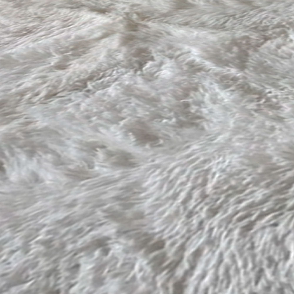 Tapete de Sala Terciopelo Blanco 100x150cm Fondo Entero - TAPETES Y ALFOMBRAS | Bylmo