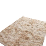 Tapete de Sala Terciopelo Beige y Blanco 100x150cm Fondo Entero - TAPETES Y ALFOMBRAS | Bylmo