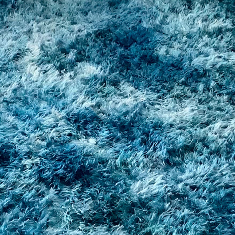 Tapete de Sala Terciopelo Azul Aguamarina 200x150cm Fondo Entero - TAPETES Y ALFOMBRAS | Bylmo