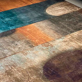 Tapete de Sala Persa Gris Piedra 200x150cm de Figuras Abstractas - TAPETES Y ALFOMBRAS | Bylmo