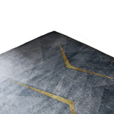 Tapete de Sala Persa Gris y Dorado 200x150cm de Figuras - TAPETES Y ALFOMBRAS | Bylmo