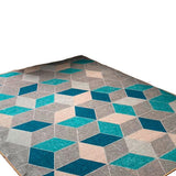 Tapete de Sala Persa Gris 200x150cm de Figuras Geometricas - TAPETES Y ALFOMBRAS | Bylmo