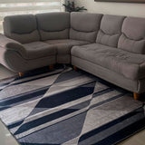 Tapete de Sala Persa Azul 200x150cm de Figuras Geometricas - TAPETES Y ALFOMBRAS | Bylmo