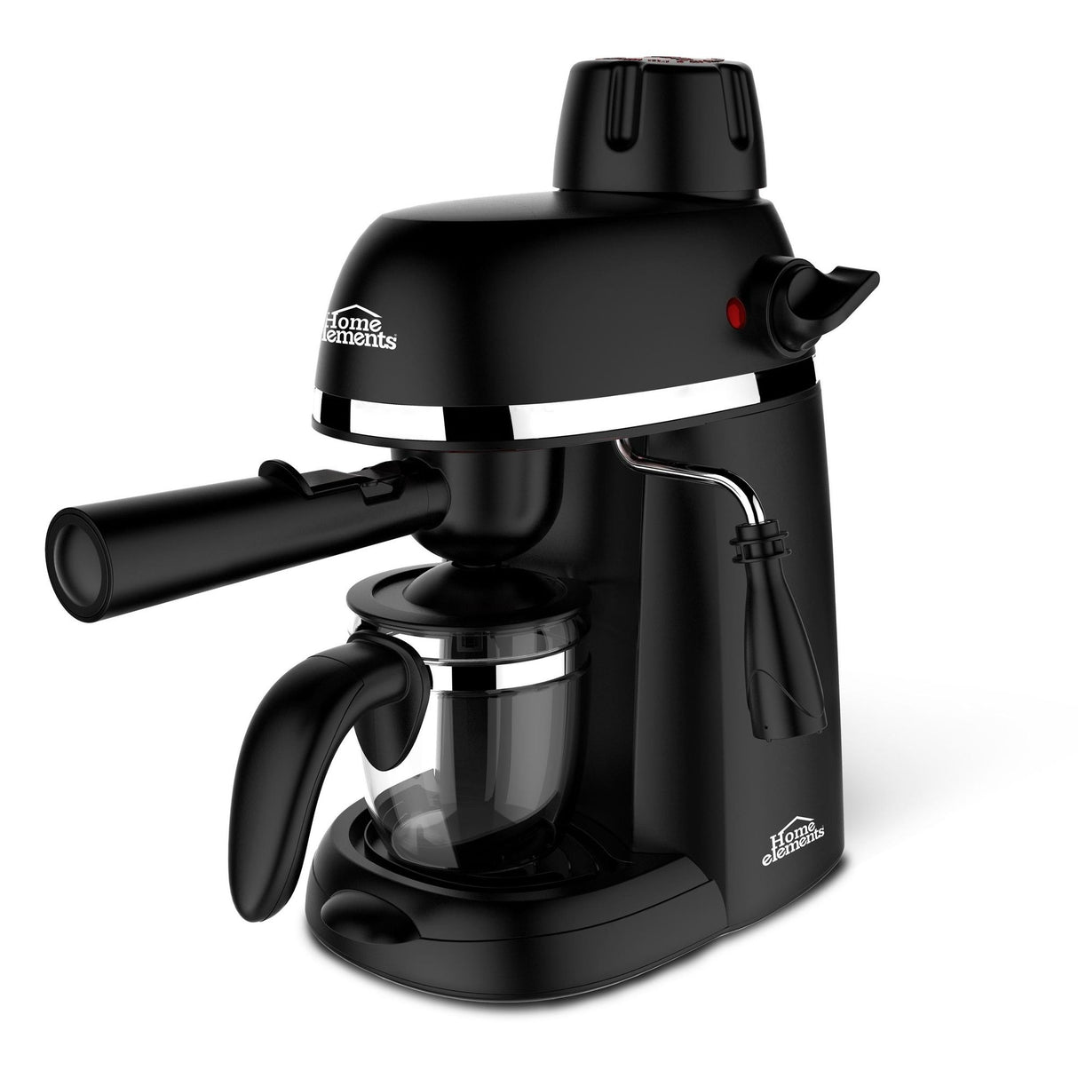 Cafetera Eléctrica Espresso Negro 20x30cm Con Sistema Antigoteo y Boquilla de Vapor Para 2 Tazas - CAFETERAS ELECTRICAS | Bylmo