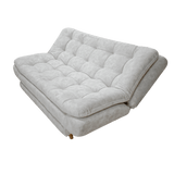 Sala Damasco Gris Claro 180x40cm De Cuatro Puestos Con Sofacama Sillas Auxiliares y Puff - SOFAS Y POLTRONAS | Bylmo