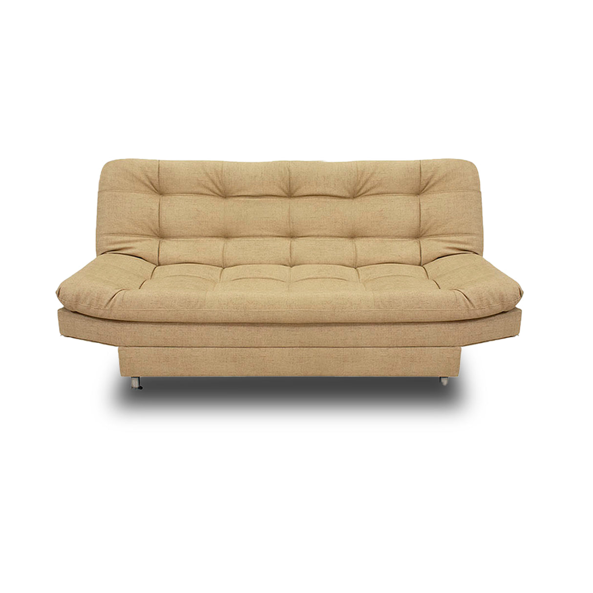 Sala Moltochic Beige 185x90cm De Cinco Puestos Con Sofacama Sillas Auxiliares y Puff - SOFAS Y POLTRONAS | Bylmo