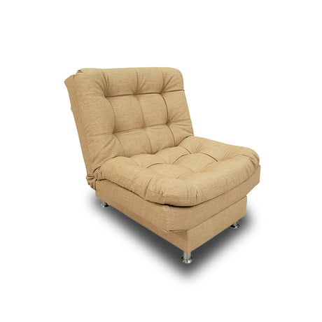 Sala Moltochic Beige 185x90cm De Cinco Puestos Con Sofacama Sillas Auxiliares y Puff - SOFAS Y POLTRONAS | Bylmo