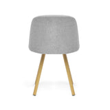 Silla de Comedor Sevilla Plata 49x77cm Asiento Cuadradro - SILLAS Y BUTACOS | Bylmo