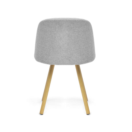 Silla de Comedor Sevilla Plata 49x77cm Asiento Cuadradro - SILLAS Y BUTACOS | Bylmo