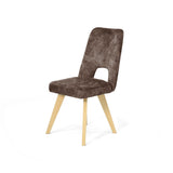 Combo Comedor Rectangular Lugo Taupe y Blanco 110x76cm De Cuatro Puestos Con Cuatro Sillas - COMEDORES | Bylmo