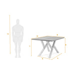 Comedor Rectangular Astoria Mácula y Matiz Natural 120x71cm De Cuatro Puestos Sin Sillas - COMEDORES | Bylmo
