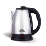Hervidor Negro y Plateado de Acero Inoxidable 17x24cm Para 1.9 Litros - HERVIDORES | Bylmo