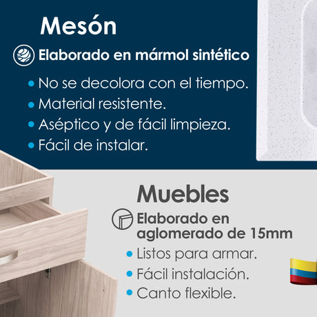 Cocina Modular Vive Soder 150x88cm Con Mesón y Con Estufa - COCINAS | Bylmo