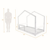 Cama Infantil Lazio Caoba 108x160cm para Colchón Sencillo 100 X 190 Cm - CAMAS | Bylmo