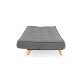 Sofacama Gales Gris 180x84cm de Tres Puestos Recinable - SOFAS Y POLTRONAS | Bylmo