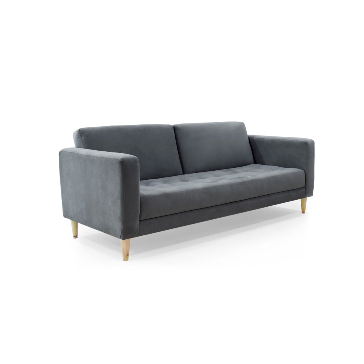 Sofacama Babilonia Gris 205x86cm de Tres Puestos Recinable con Apoya Brazos - SOFAS Y POLTRONAS | Bylmo