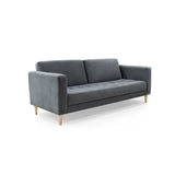Sofacama Babilonia Gris 205x86cm de Tres Puestos Recinable con Apoya Brazos - SOFAS Y POLTRONAS | Bylmo