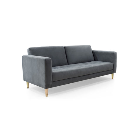 Sofacama Babilonia Gris 205x86cm de Tres Puestos Recinable con Apoya Brazos - SOFAS Y POLTRONAS | Bylmo