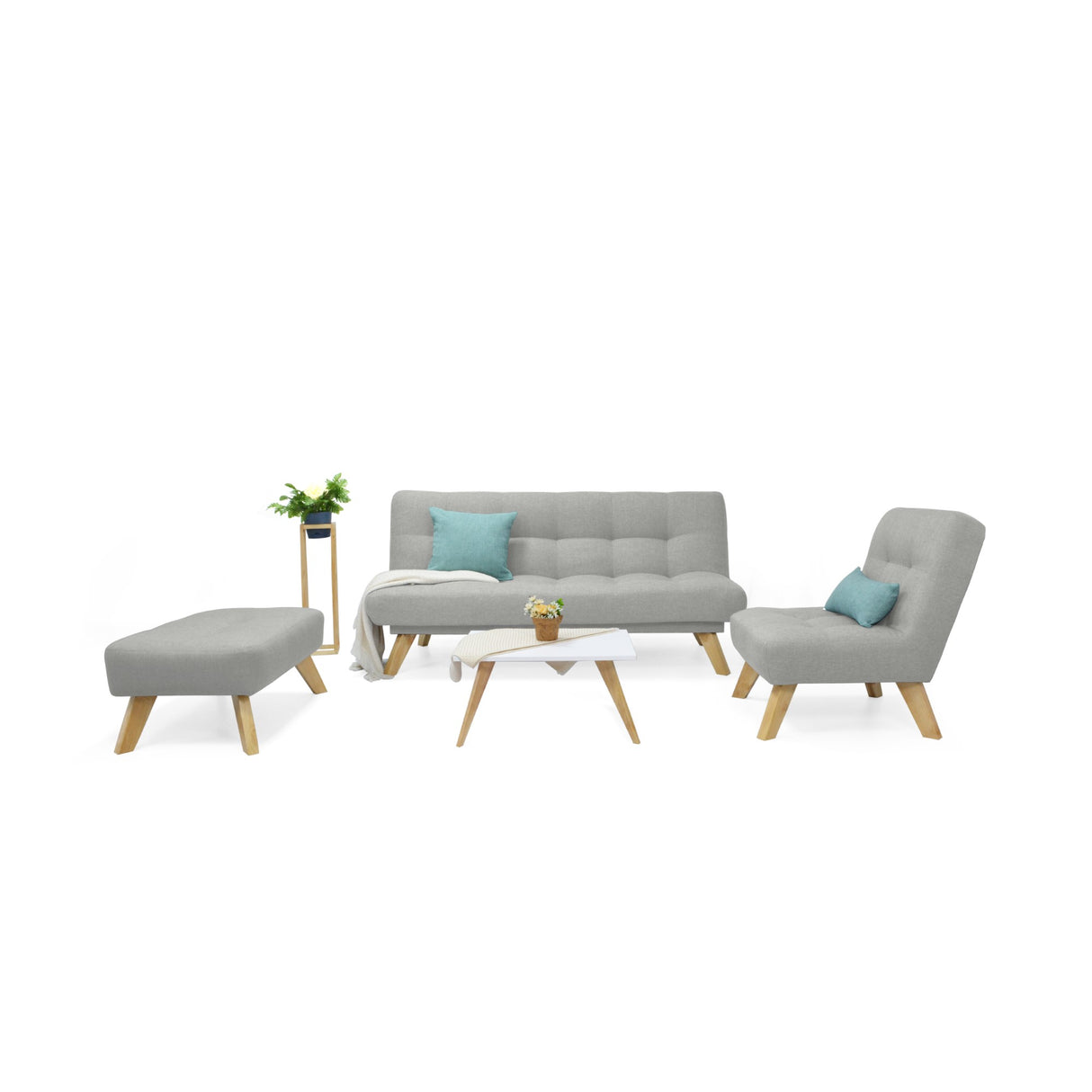 Sala Porto Plata 182x85cm de Cinco Puestos Recinable - SOFAS Y POLTRONAS | Bylmo