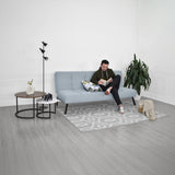 Sofacama Asher Plata 184x80cm de Tres Puestos Recinable - SOFAS Y POLTRONAS | Bylmo