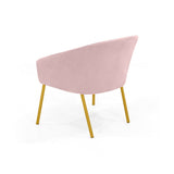 Poltrona Misaki Rosa 70x73cm de Un Puesto con Apoya Brazos - SOFAS Y POLTRONAS | Bylmo