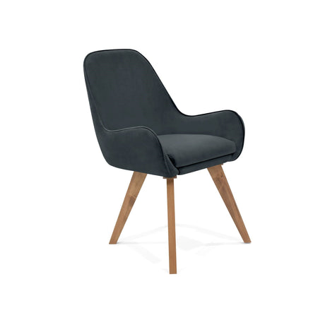 Poltrona Niza Gris 59x89cm de Un Puesto con Apoya Brazos - SOFAS Y POLTRONAS | Bylmo