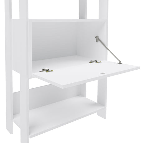 Estantería Rectangular Match Blanco 63x166cm Con Cinco Entrepaños - BIBLIOTECAS Y ESTANTERIAS | Bylmo