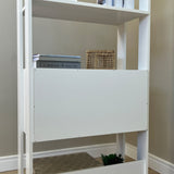 Estantería Rectangular Match Blanco 63x166cm Con Cinco Entrepaños - BIBLIOTECAS Y ESTANTERIAS | Bylmo