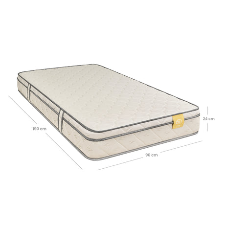 Colchón Firme Marsella New Beige Sencillo 90x190cm Ortopedico - COLCHONES | Bylmo