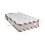 Colchón Firme Pedic Gold Blanco Sencillo 90x190cm Ortopedico con Pillow Doble - COLCHONES | Bylmo