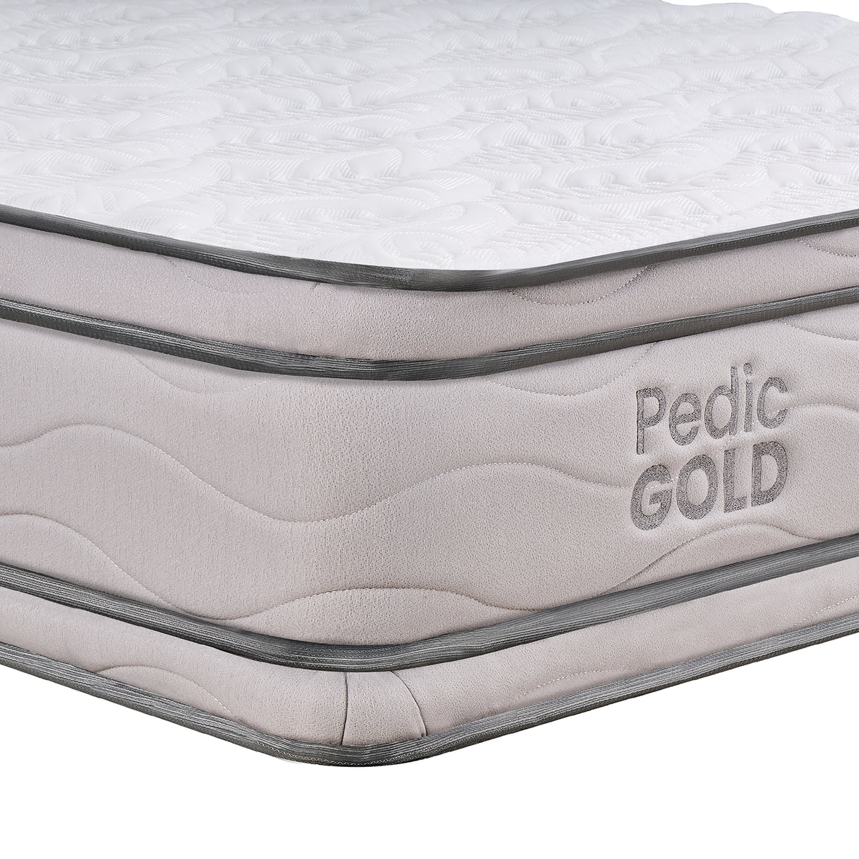 Colchón Firme Pedic Gold Blanco King 200x200cm Ortopedico con Pillow Doble - COLCHONES | Bylmo