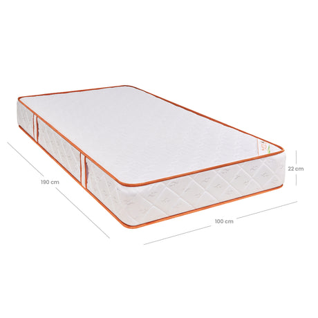 Colchón Firme Lite Resor Blanco Sencillo 100x190cm Ortopedico - COLCHONES | Bylmo