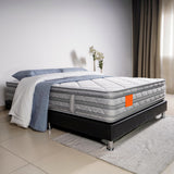 Colchón Firme Mercurio Blanco Semidoble 120x190cm Ortopedico con Pillow Sencillo - COLCHONES | Bylmo