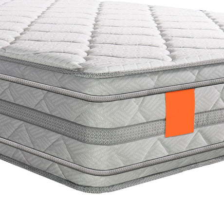 Colchón Firme Mercurio Blanco Queen 160x190cm Ortopedico con Pillow Sencillo - COLCHONES | Bylmo