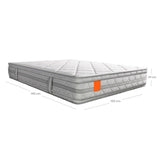 Colchón Firme Mercurio Blanco Queen 160x190cm Ortopedico con Pillow Sencillo - COLCHONES | Bylmo